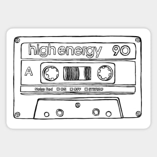 Cassette Tape, High Energy 90 Tape Magnet